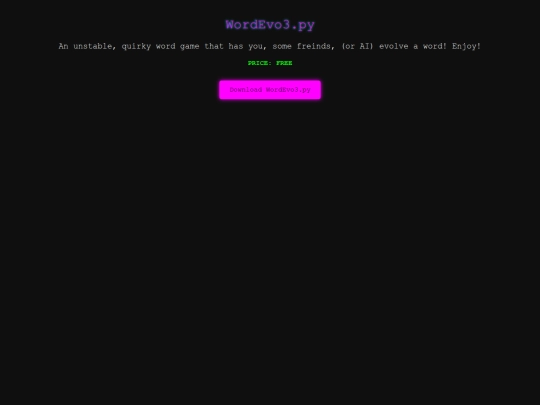 wordevo3.py screenshot
