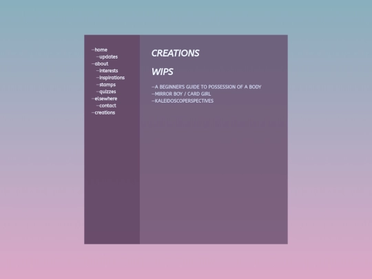 creations screenshot