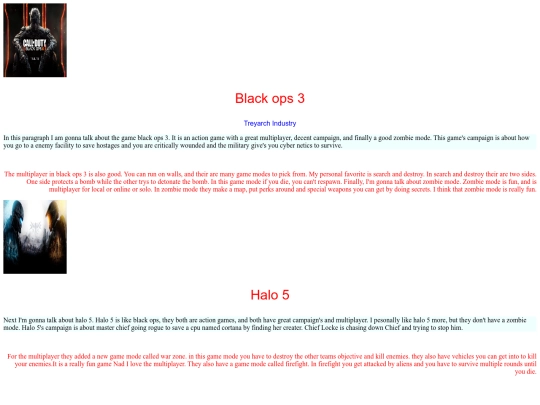 cssclassminiproject screenshot