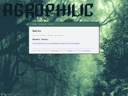 blog screenshot