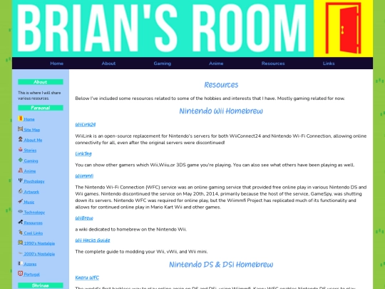Resources screenshot