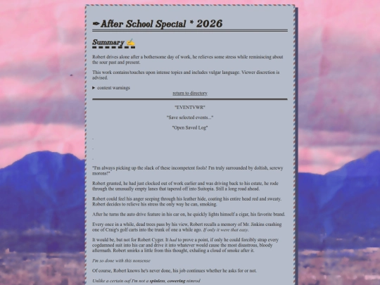 afterschoolspecialfic screenshot