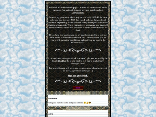 guestbookarchive screenshot