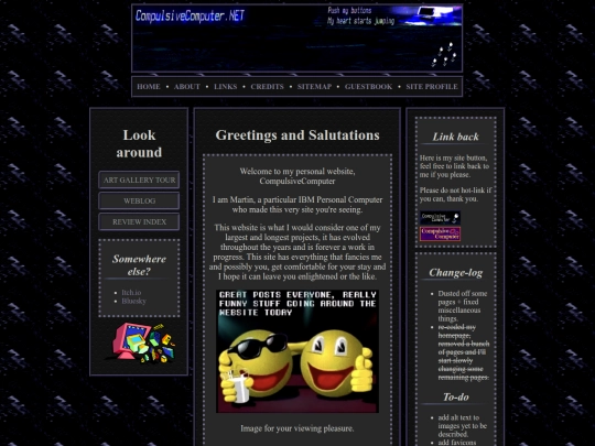 homepage screenshot