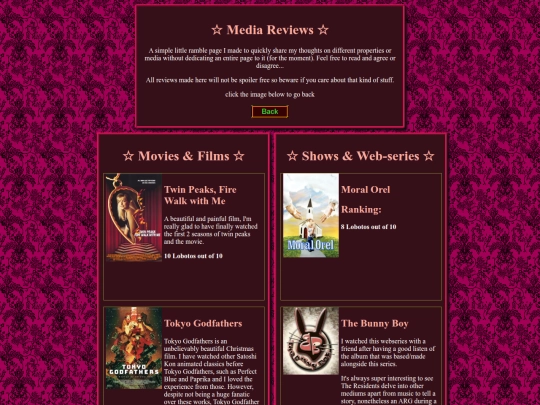 mediareviews screenshot