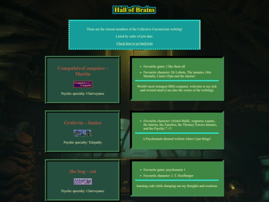 members screenshot