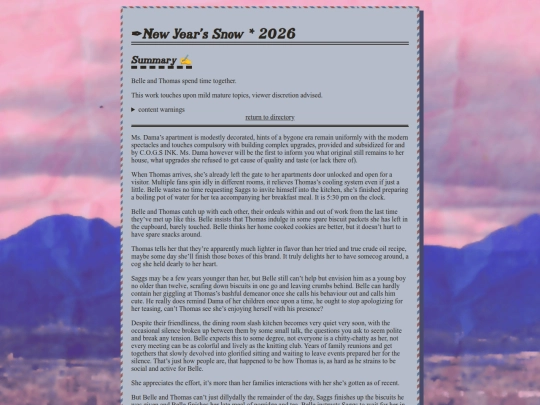 newyearssnow screenshot