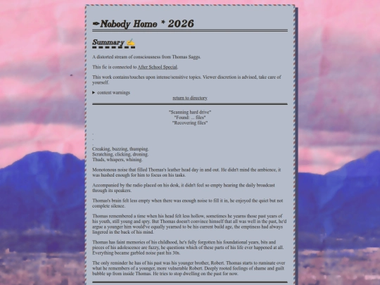nobodyhome screenshot