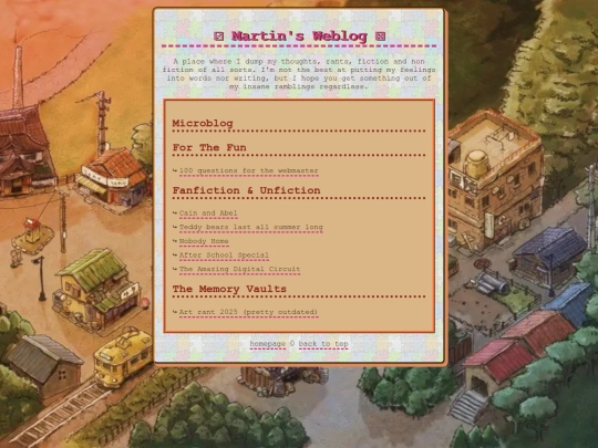 ramblings screenshot