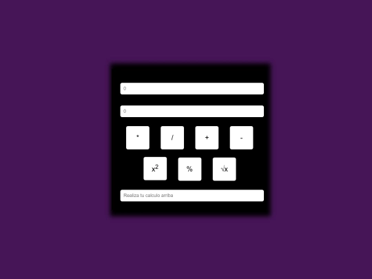 Calculadora screenshot