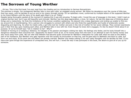 TheSorrowsofYoungWerther screenshot