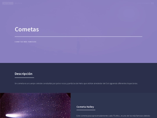 InfinityWorld/Cometas screenshot
