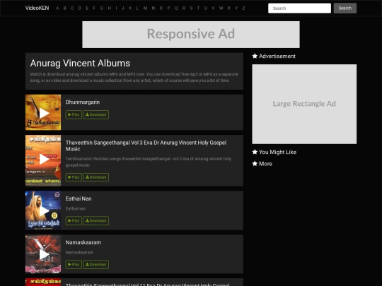 anurag-vincent-albums screenshot