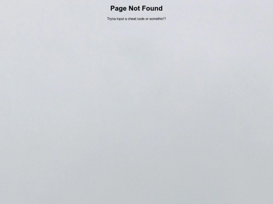 not_found screenshot