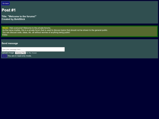 forum2/post1 screenshot