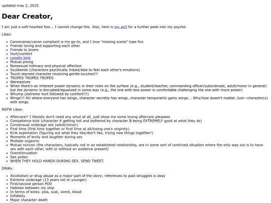 dearcreator screenshot