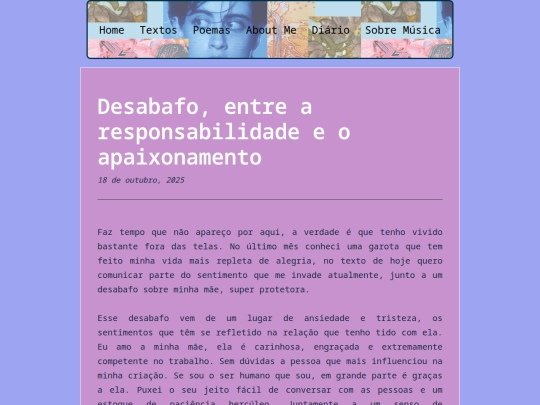 diarios/desabafo-e-amor screenshot