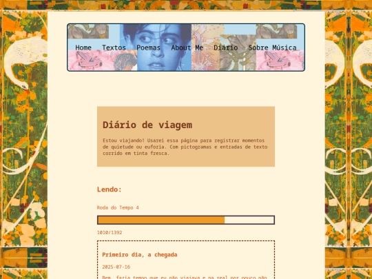 diarios/diarioViagem screenshot