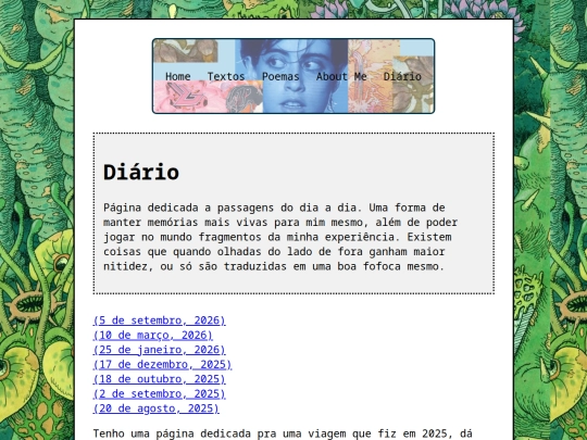 diary screenshot