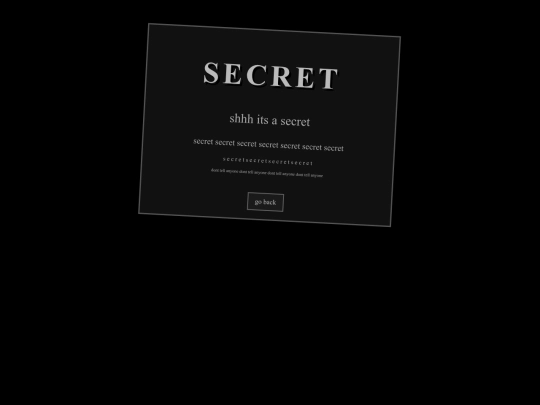 secret screenshot