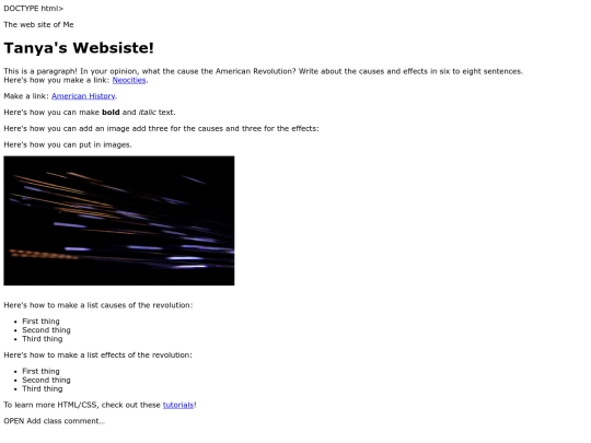 index screenshot