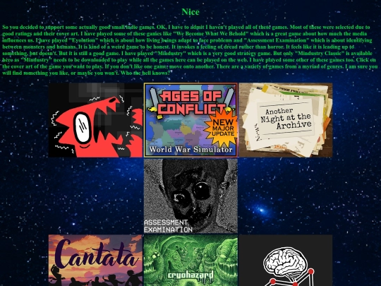 web/videogames screenshot