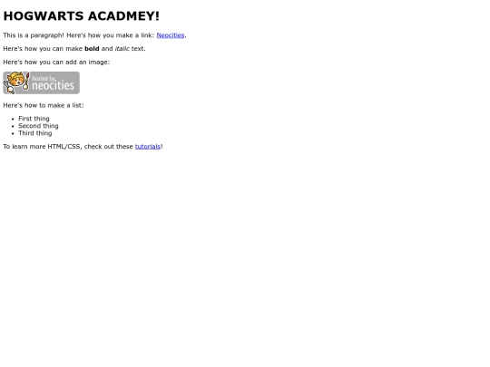 index screenshot