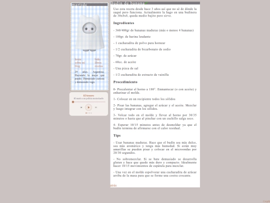 recetas/budin-banana screenshot