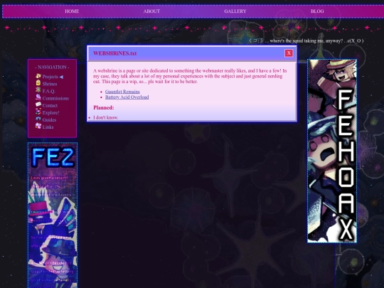 projects screenshot