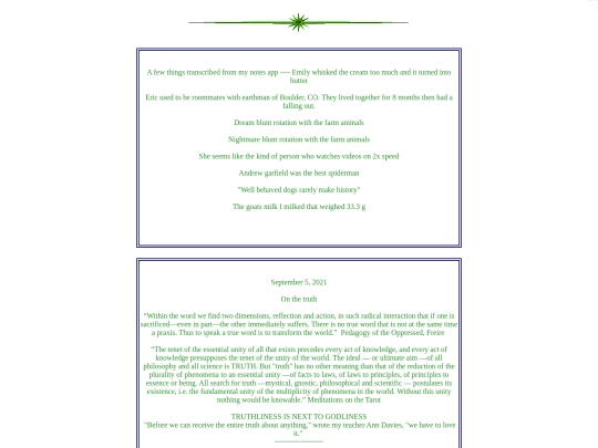 writings screenshot