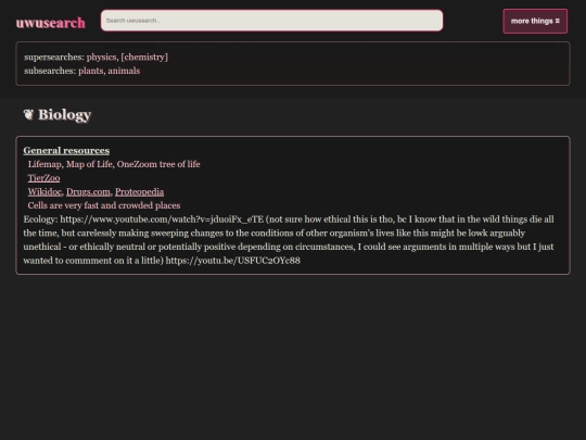 biology screenshot