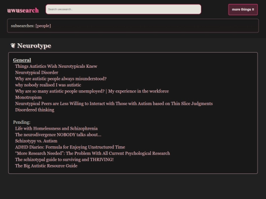 neurotype screenshot