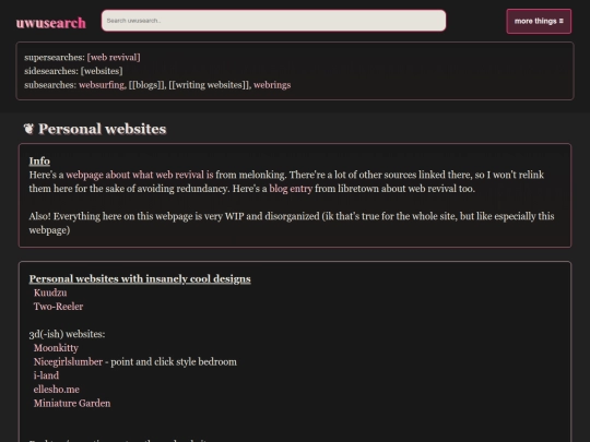 personal_websites screenshot