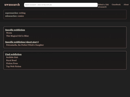 web_fiction screenshot