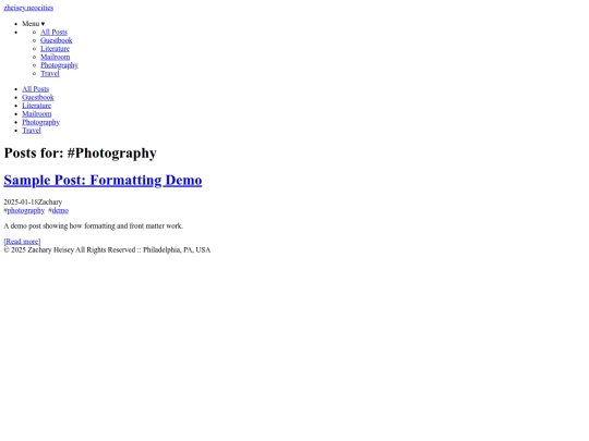 categories/photography screenshot