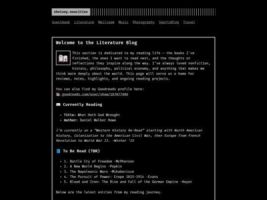 literature screenshot