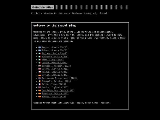 travel/page/1 screenshot