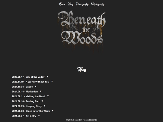 blog screenshot