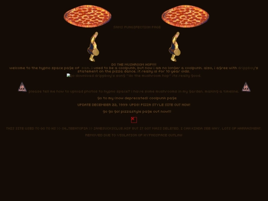 hypnospacepage/pizzastylehome screenshot