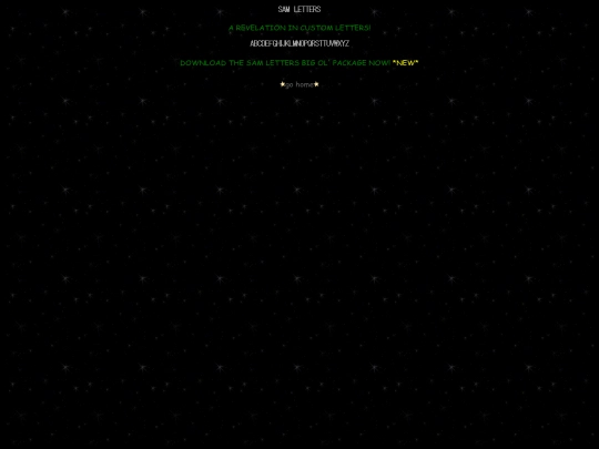 samletters screenshot