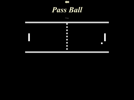pages/PONG screenshot