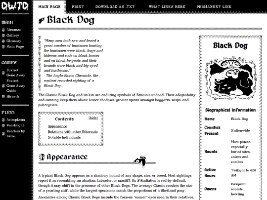 wikipages/classic screenshot