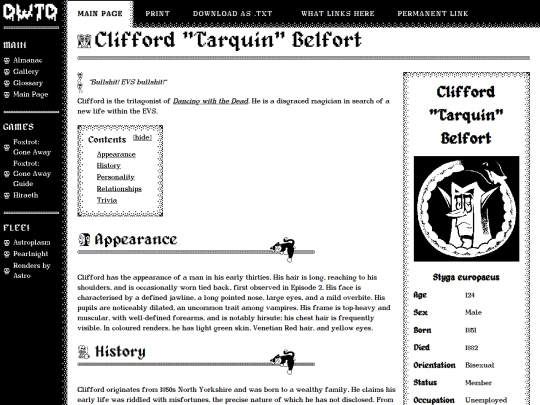 wikipages/clifford screenshot
