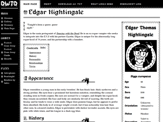 wikipages/edgar screenshot
