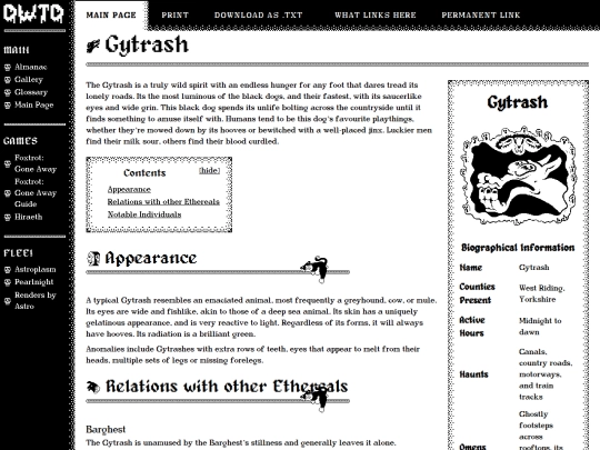 wikipages/gytrash screenshot
