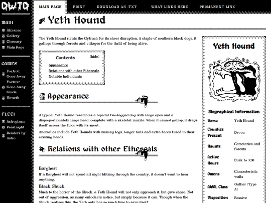 wikipages/yeth screenshot