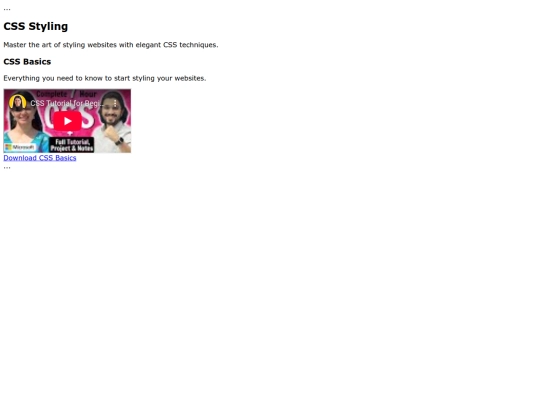 css screenshot