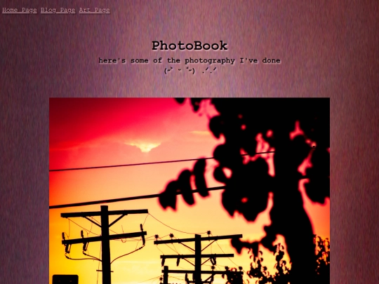 Pages/Pics screenshot