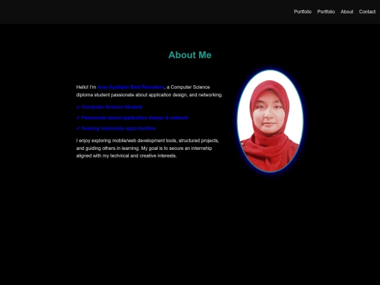 aboutme screenshot