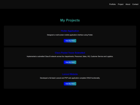myprojects screenshot